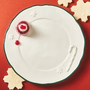 Holifaye Anthropologie stoneware desser plate